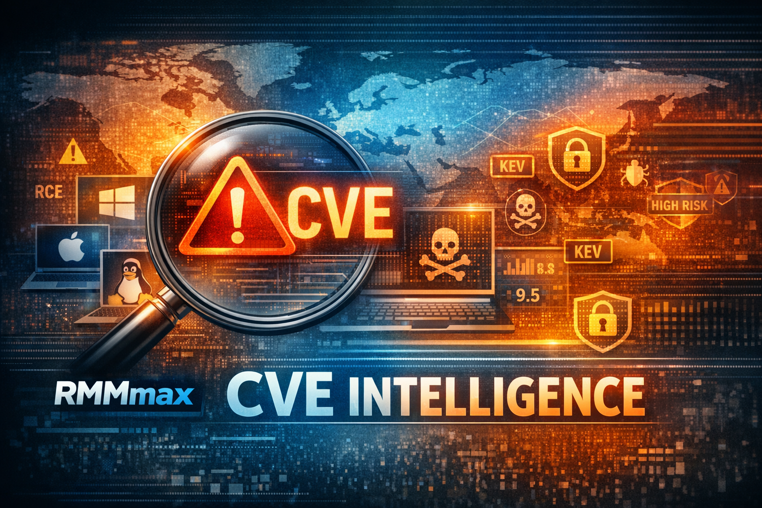 RMMmax CVE Intelligence panel