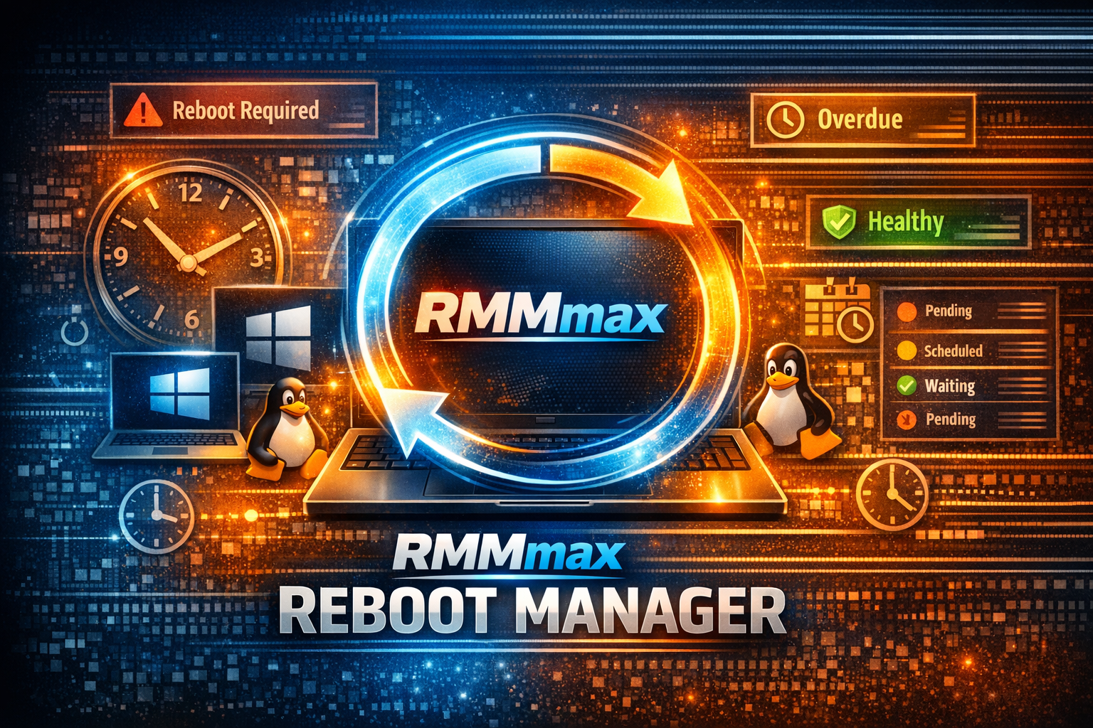 RMMmax Reboot Manager panel